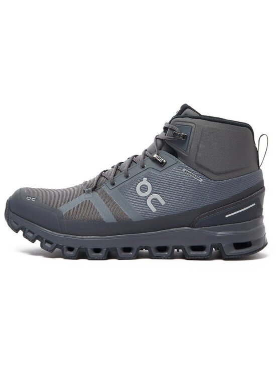 NEW  On Cloudrock Men\'s Waterproof Boots - Rock/Eclipse - Sze 8.5